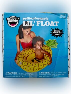 BigMouth Inc. Petite Pineapple Lil’ Float – NEW Sealed in Package